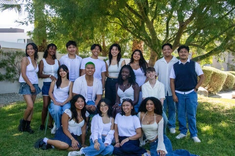 Fourteen student staff members operate the Associated Students Program Board (ASPB) at UC Riverside.